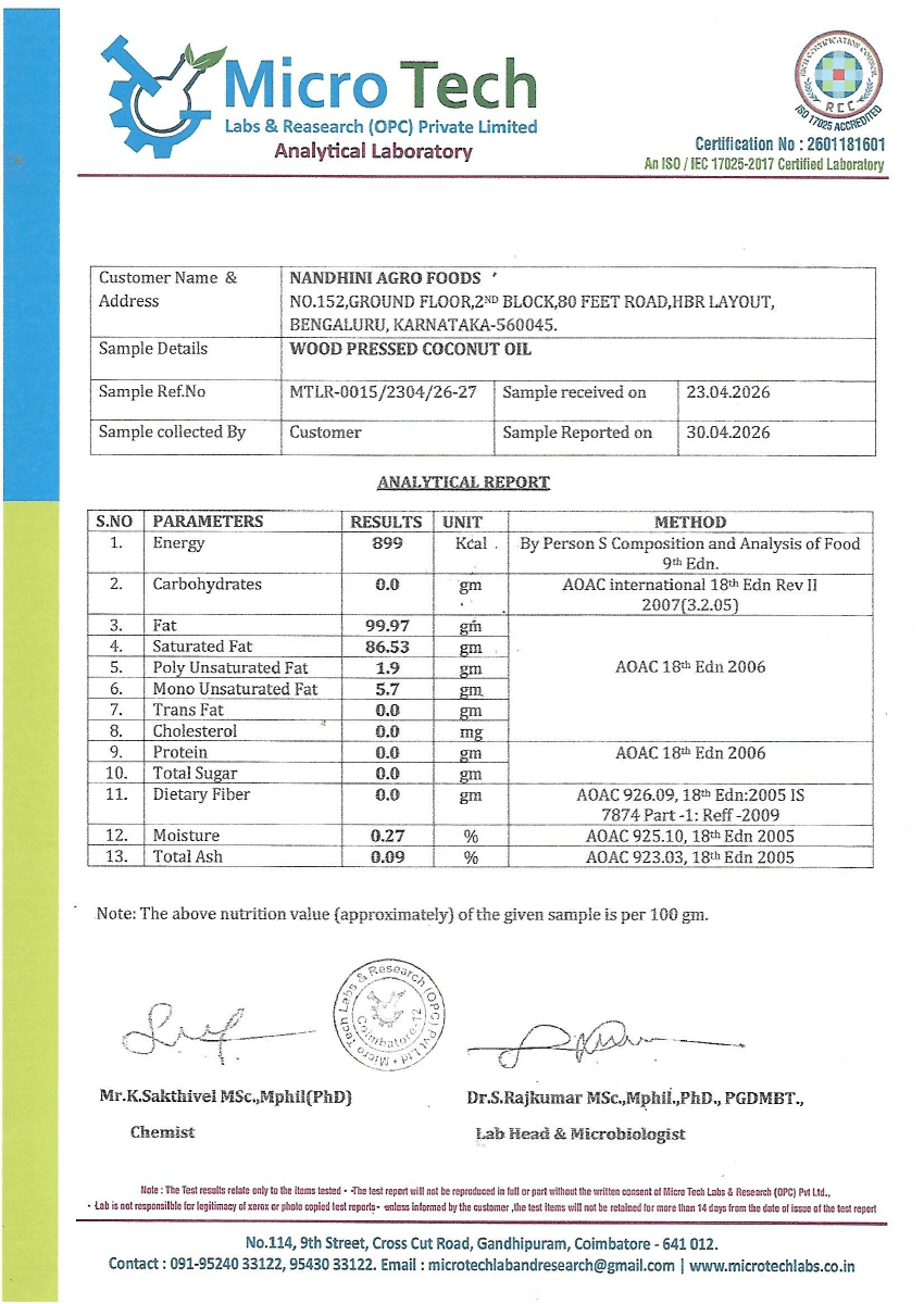 Oil laboratory test reports — 2026, page 3